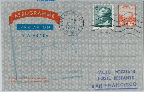 Storia postale aviazione - -,