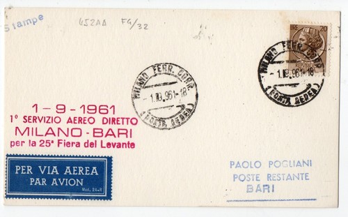 1961 posta aerea italiana - 1961,